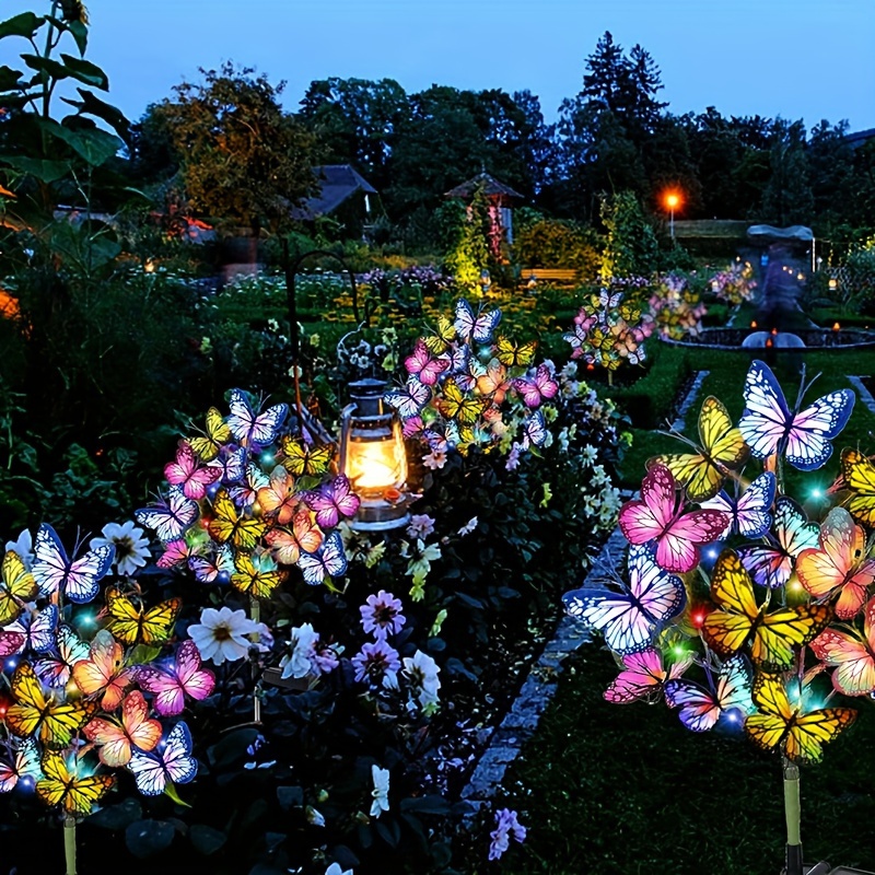 Photocell Outdoor Lighting - أضواء حديقة الفراشة LED بالطاقة الشمسية