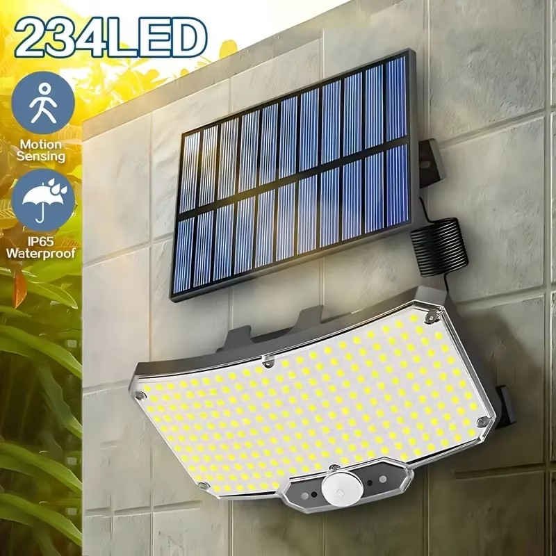 Outdoor Lighting Lamps - مصباح شمسي خارجي بـ 234 مصباح