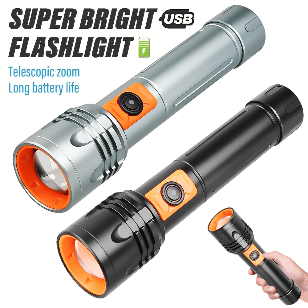 Outdoor Lighting Lowes - مصباح يدوي LED عالي الطاقة USB