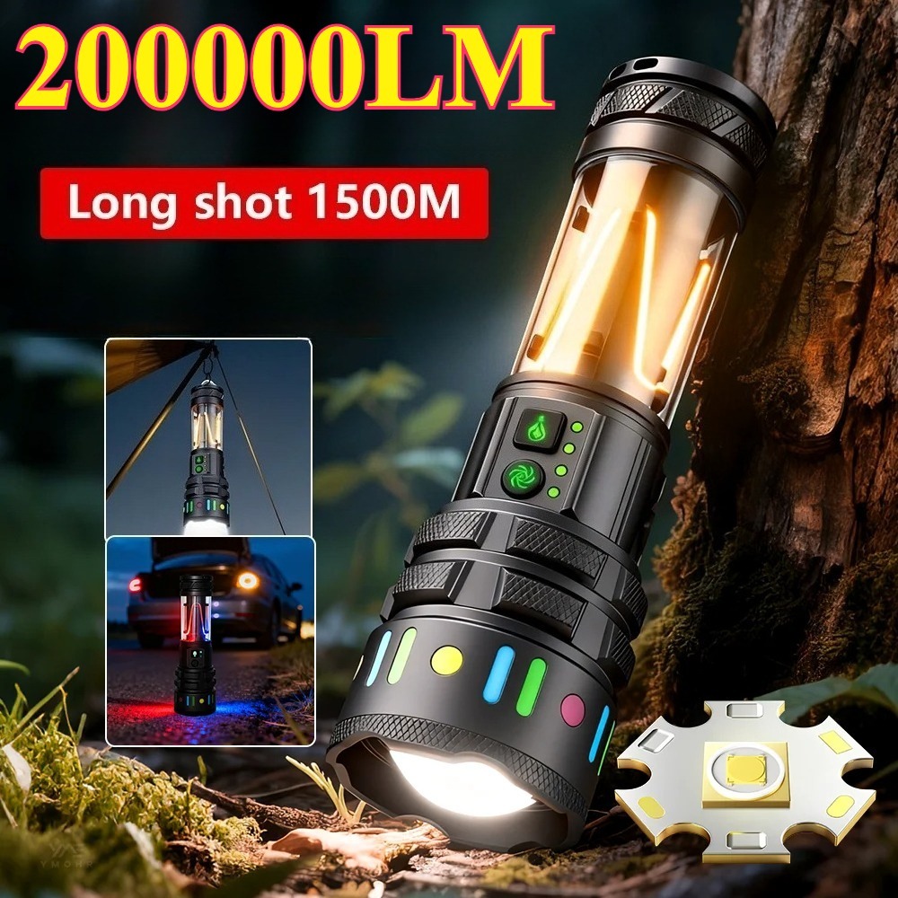 Outdoor Lighting Lowes - مصباح يدوي LED قوي فائق السطوع
