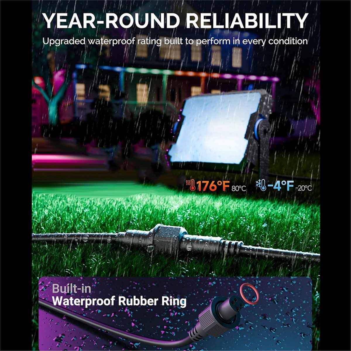 Outdoor Lighting Extension Cord - HAPPY DIAN! كابل تمديد بطول 10