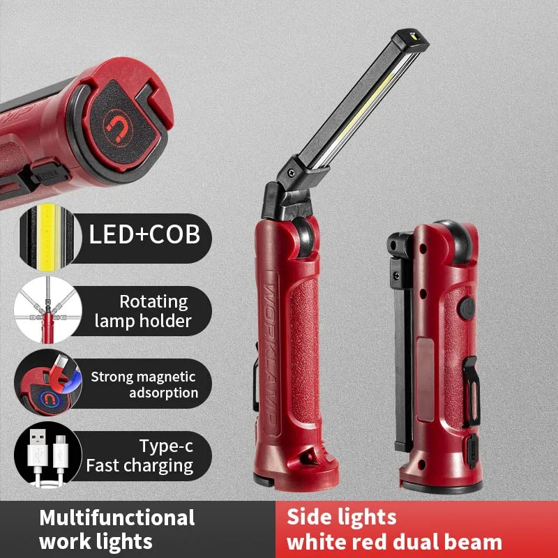 Outdoor Lighting Electric - مصباح عمل LED قابل لإعادة الشحن