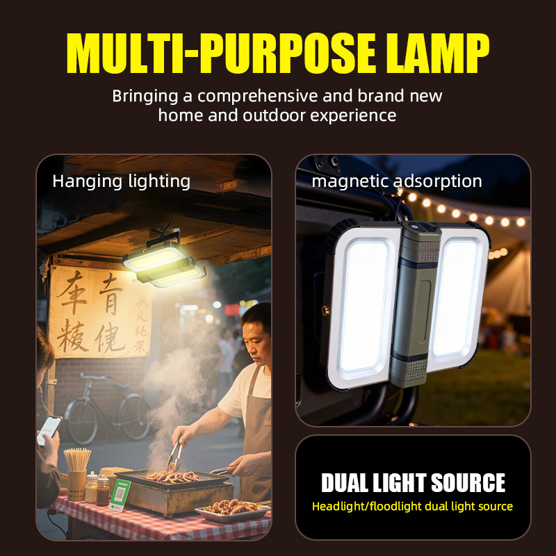 Outdoor Lighting Vendors - مصباح تخييم قوي يعمل بالطاقة الشمسية