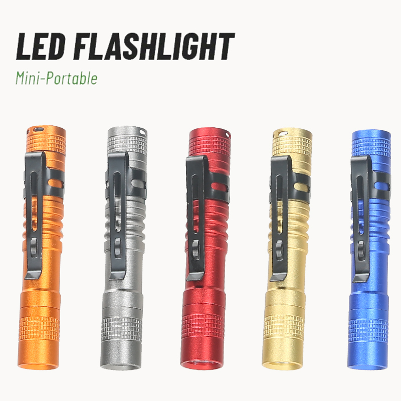 Outdoor Lighting Electric - مصباح يدوي صغير محمول مع مشبك