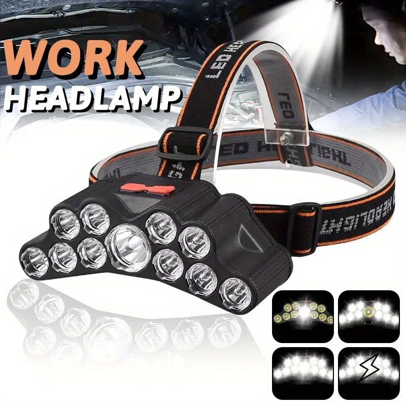 Outdoor Lighting Replacement Bulbs - 11 LED كشافات ضوء قوي رئيس