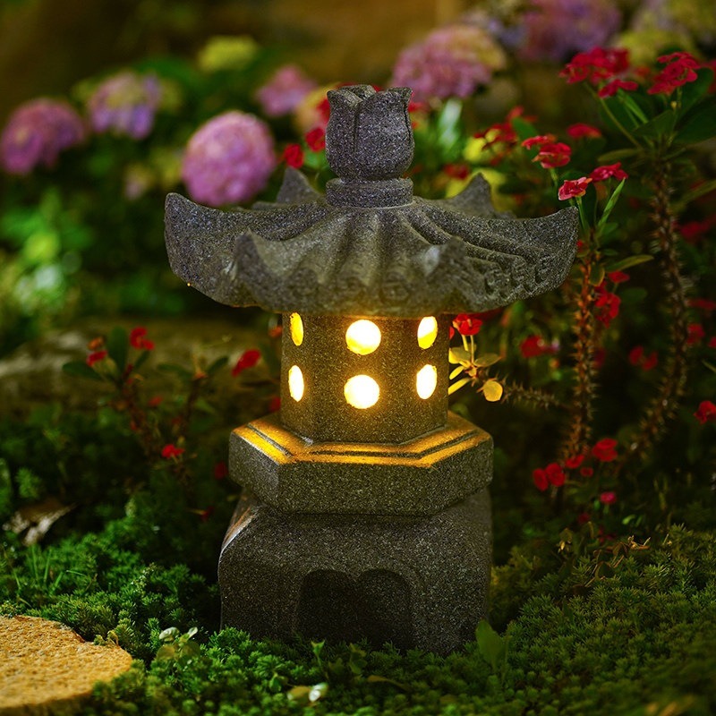 Outdoor Lighting Japan - مصباح حديقة خارجي يعمل بالطاقة الشمسية،