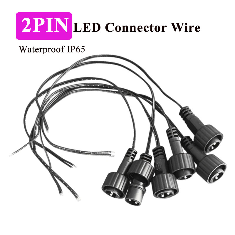 Outdoor Lighting Extension Cord - موصل LED خارجي ثنائي الأطراف مع