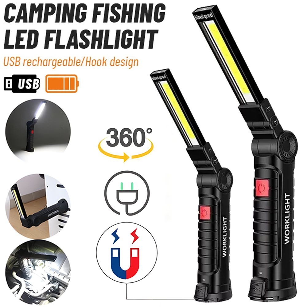 Outdoor Lighting Electric - LED COB مصباح يدوي USB مصباح