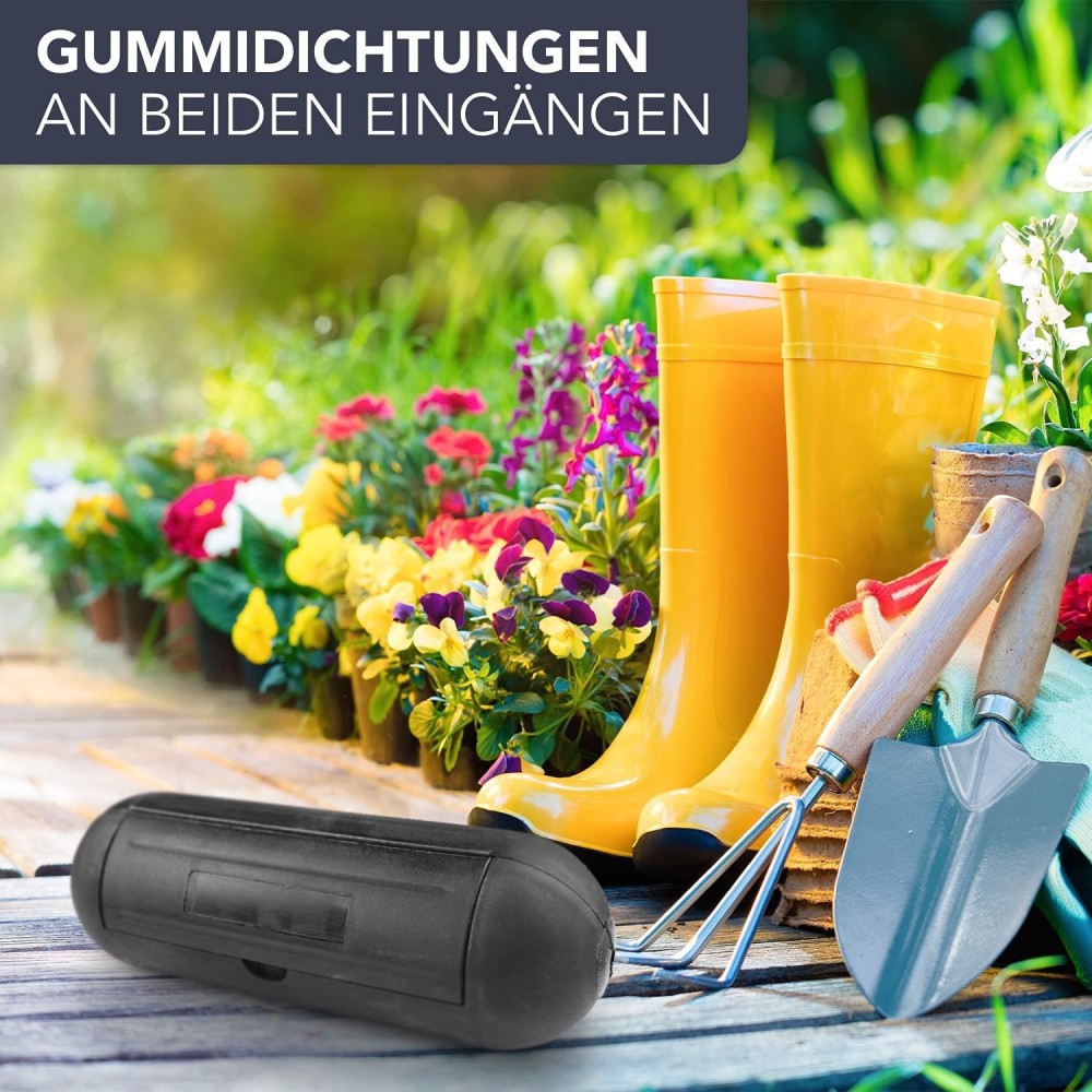 Outdoor Lighting Extension Cord - صندوق حماية مقاوم للماء لتمديدات الكهرباء،