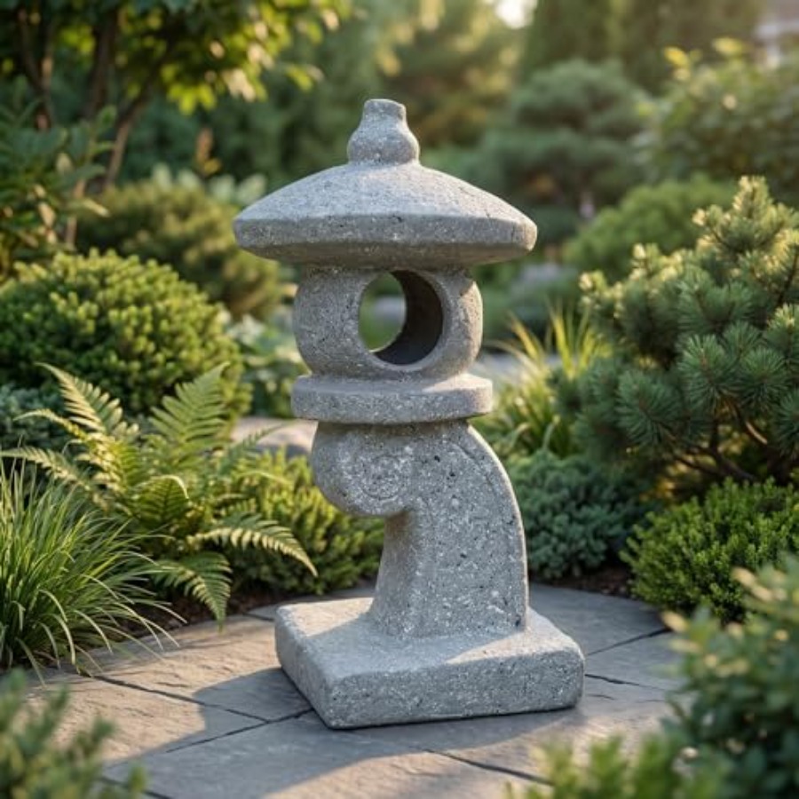 تمثال حديقة آسيوي شمسي الطاقة  - مراجعة Outdoor Lighting Japan وسعره