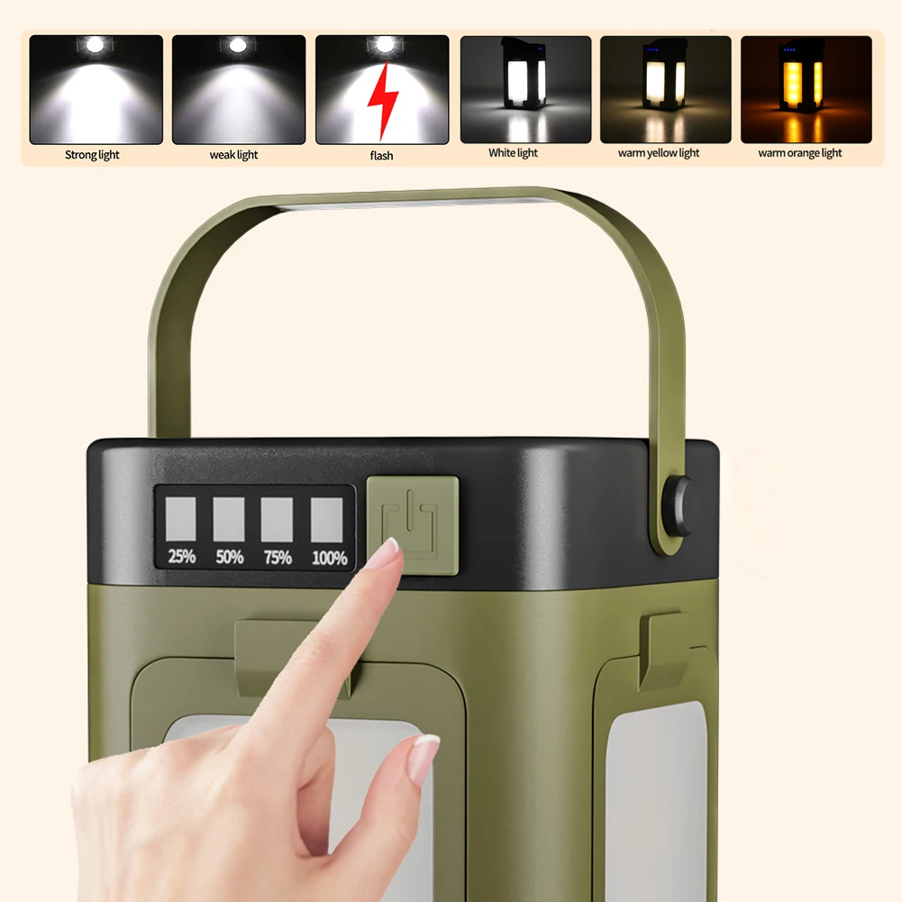 مصباح تخييم خارجي يعمل بالطاقة - مراجعة Outdoor Lighting Lamps وسعره