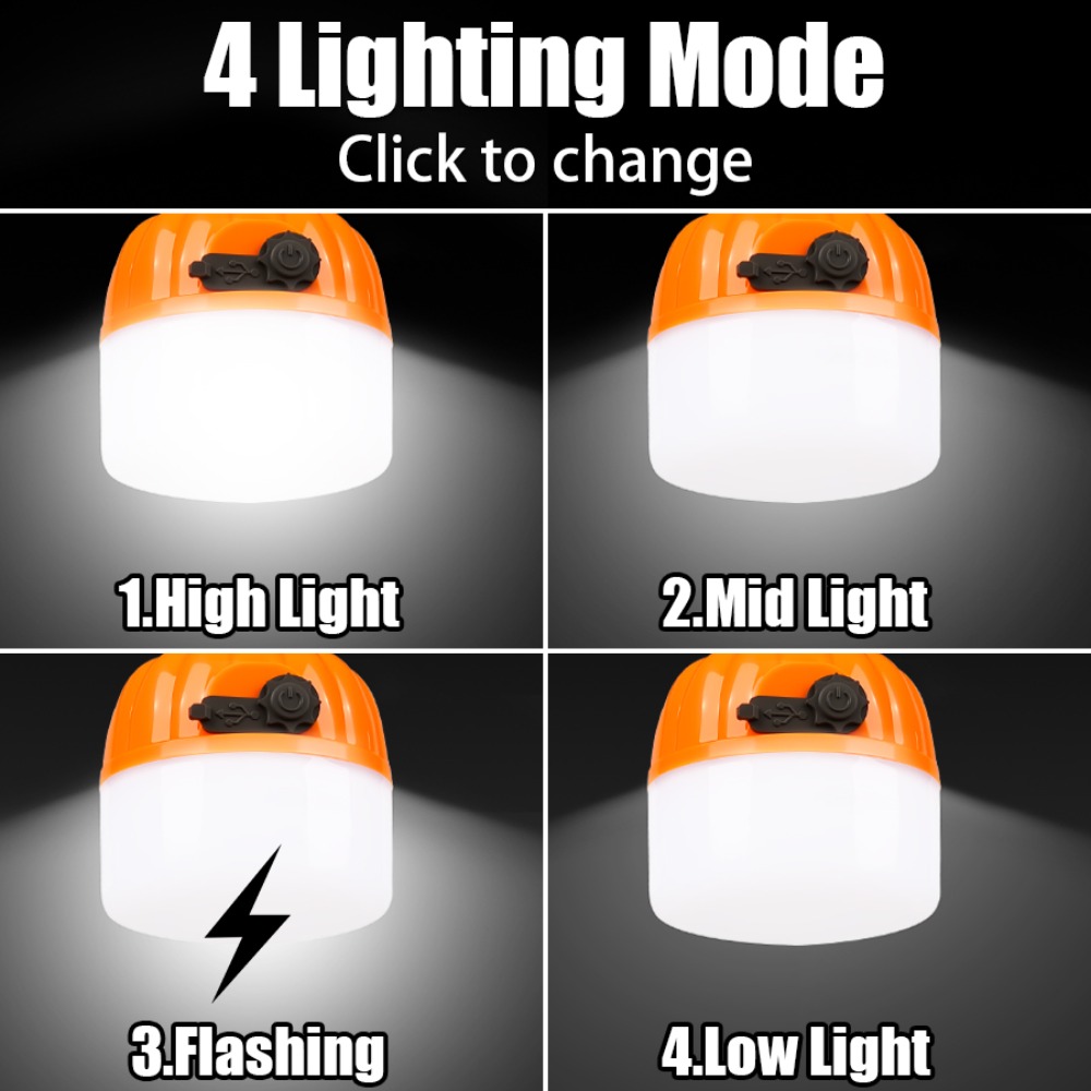 مصباح تخييم محمول صغير مع 4 أو - مراجعة Outdoor Lighting Lamps وسعره
