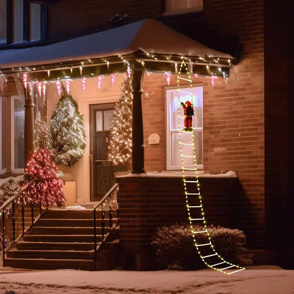مصباح سلم LED لديكور عيد الميل - مراجعة Outdoor Lighting Strip وسعره