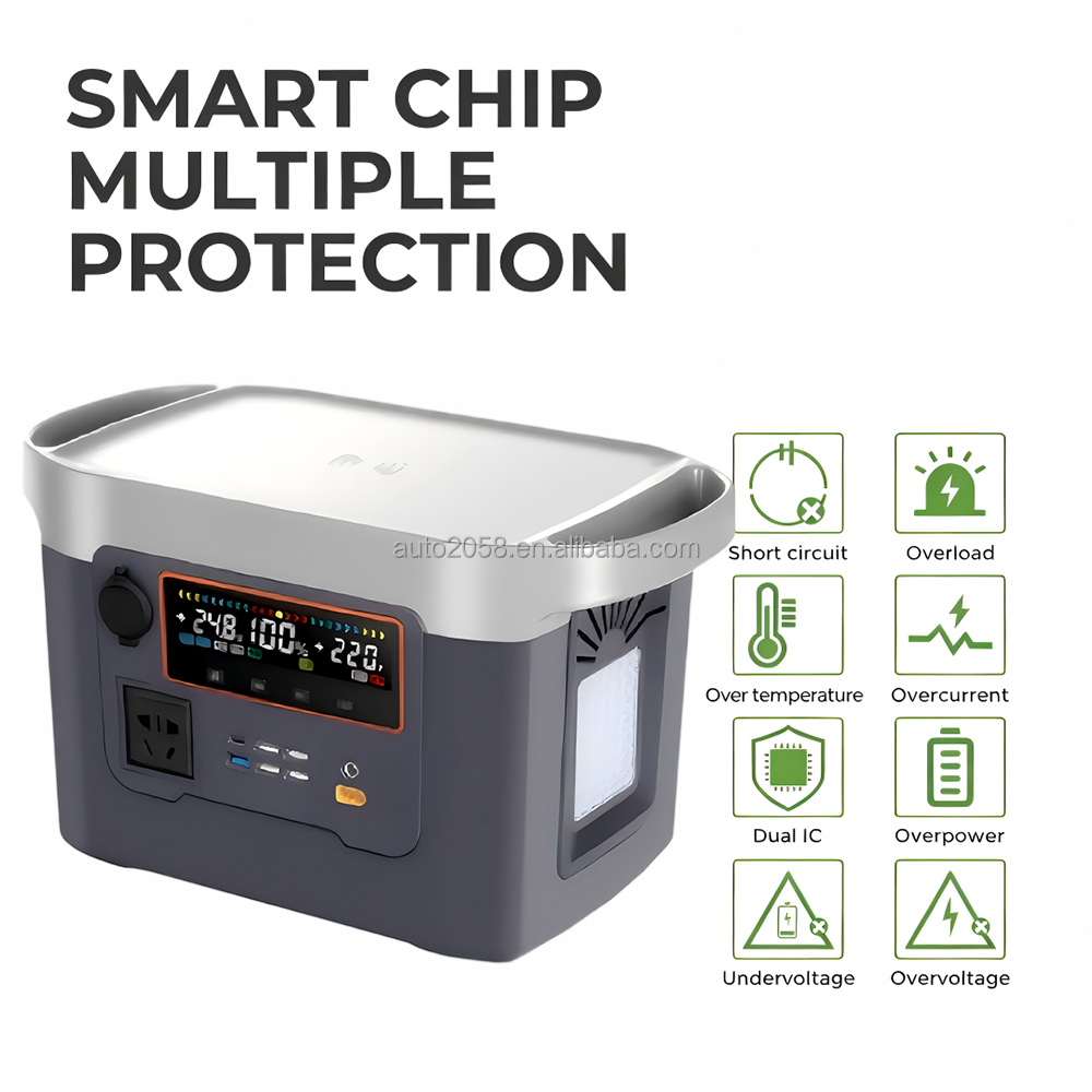 محطة طاقة محمولة بقوة 600 واط  - مراجعة Outdoor Lighting Battery Powered وسعره
