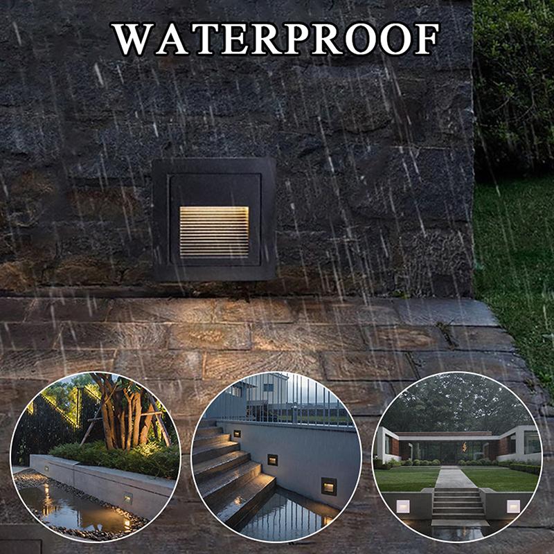 【CCA】مصباح جداري LED مقاوم للم - مراجعة Outdoor Lighting For Steps وسعره