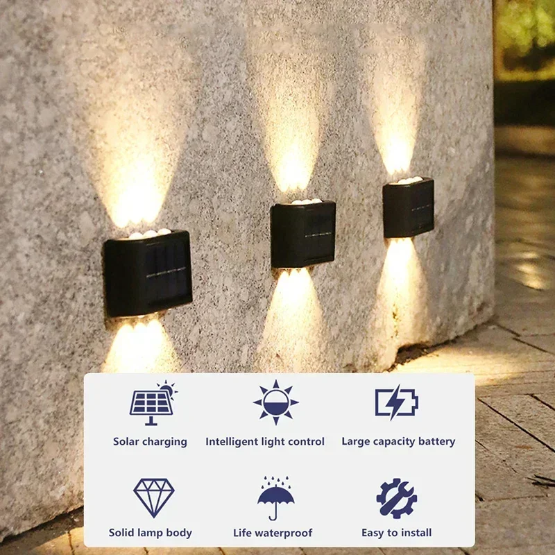 مصباح جداري شمسي LED خارجي مقا - مراجعة Outdoor Lighting Uplight وسعره
