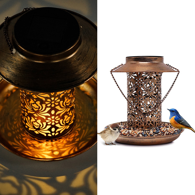 مغذي طيور يعمل بالطاقة الشمسية - مراجعة Outdoor Lighting Backyard Ideas وسعره
