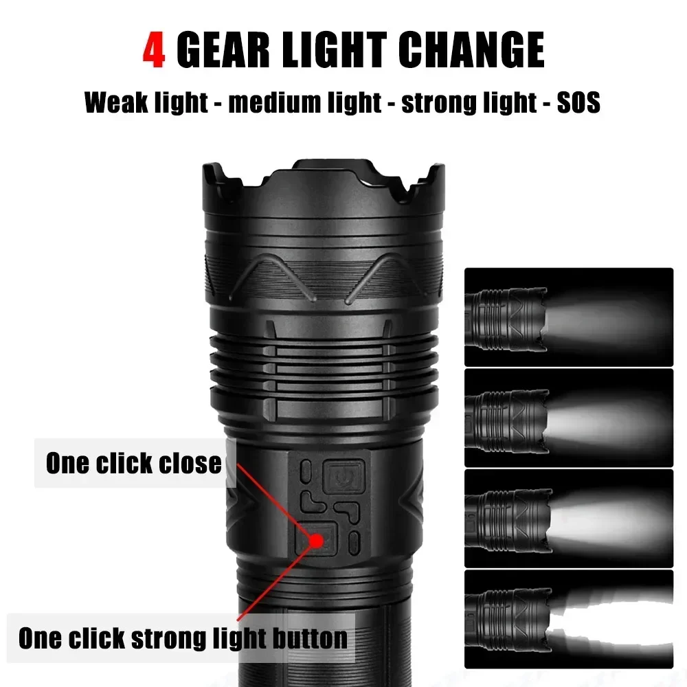مصباح يدوي LED فائق السطوع بقو - مراجعة Outdoor Lighting Electric وسعره