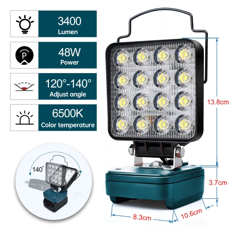 مصباح عمل LED لبطارية BOSCH 18 - مراجعة Outdoor Lighting Electrician وسعره
