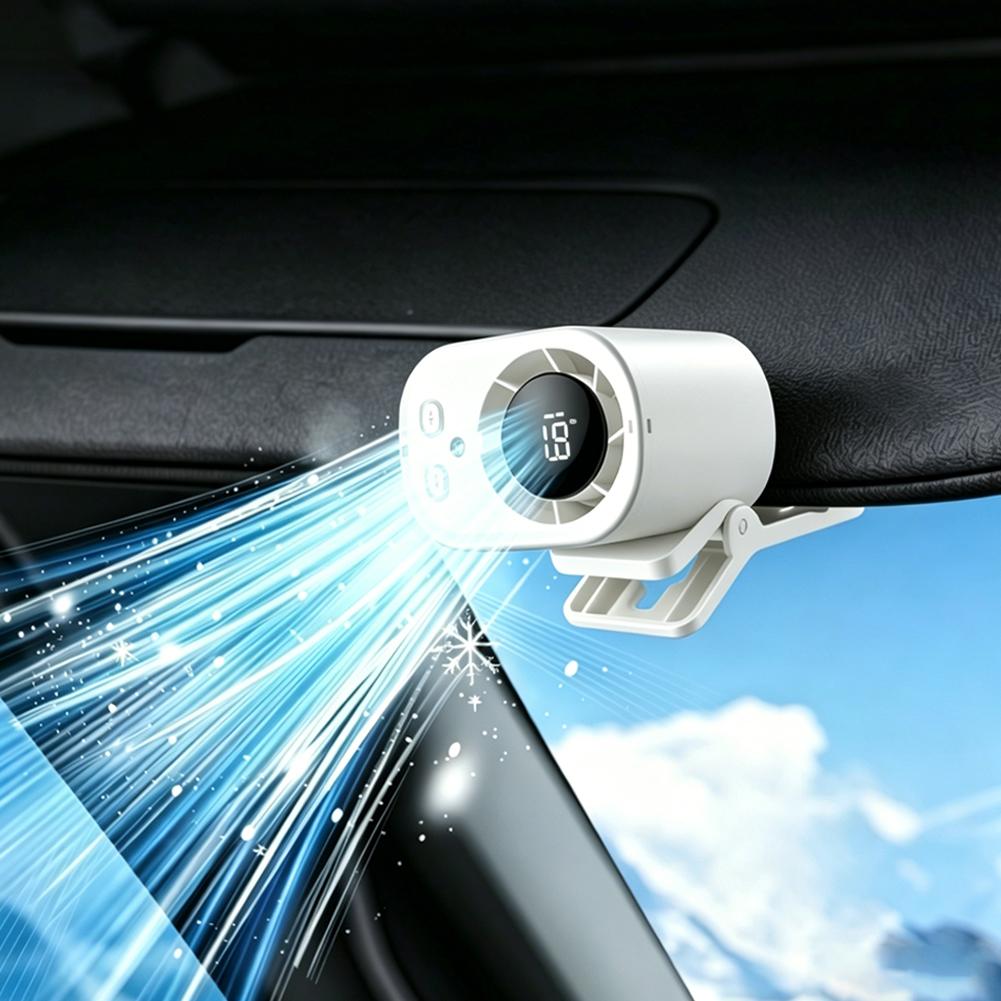 مروحة سيارة محمولة بدون استخدا - مراجعة Umbrella Led Clip وسعره