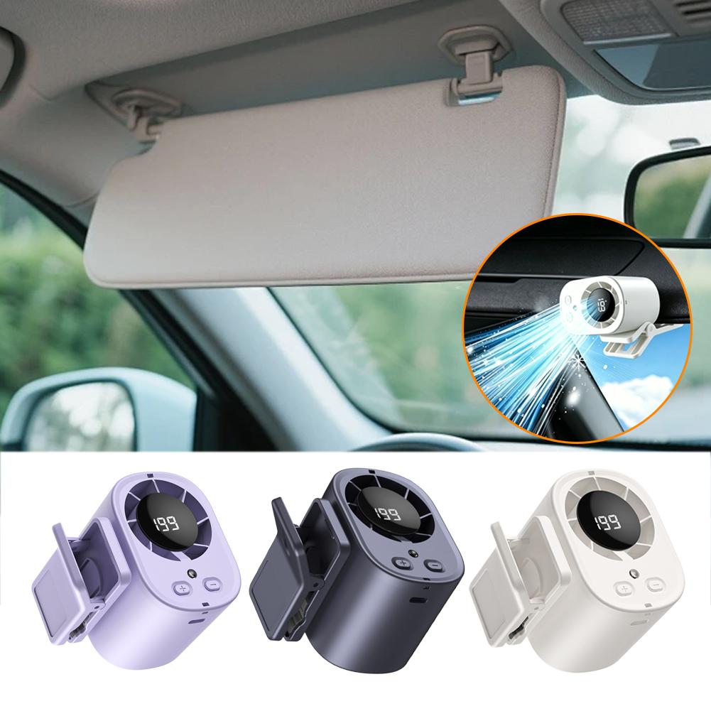 مروحة سيارة محمولة بدون استخدا - مراجعة Umbrella Led Clip وسعره