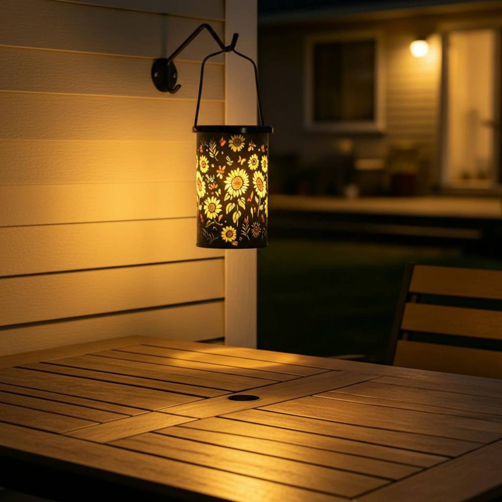 فانوس زهري بتصميم عتيق، مصباح  - مراجعة Outdoor Lighting Battery Powered وسعره