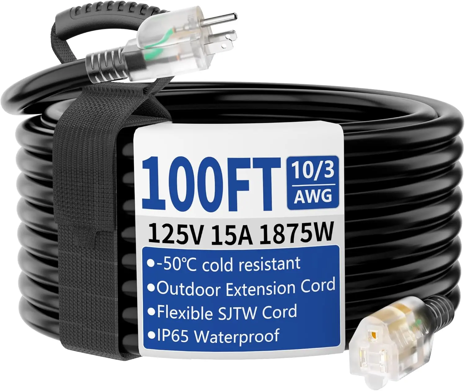 سلك تمديد خارجي/داخلي بطول 100 - مراجعة Outdoor Lighting Extension Cord وسعره