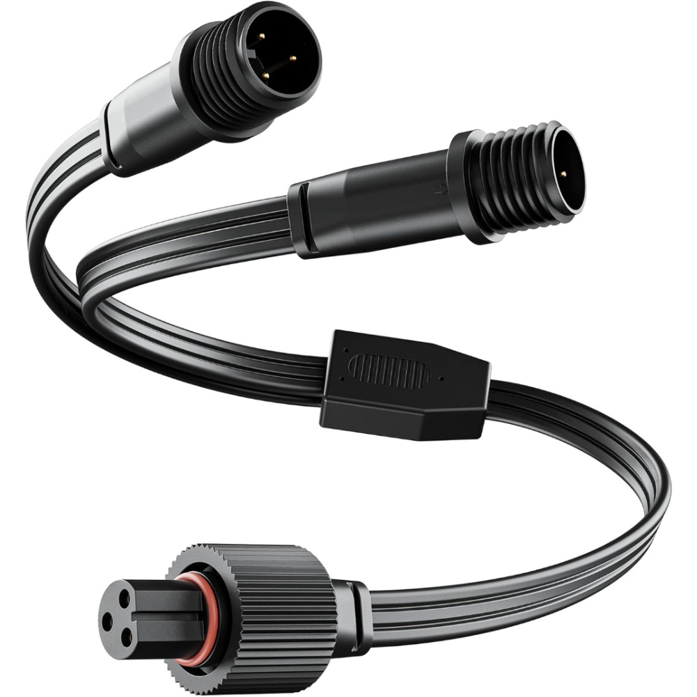 سلك مقسم الطاقة المقاوم للماء  - مراجعة Outdoor Lighting Extension Cord وسعره