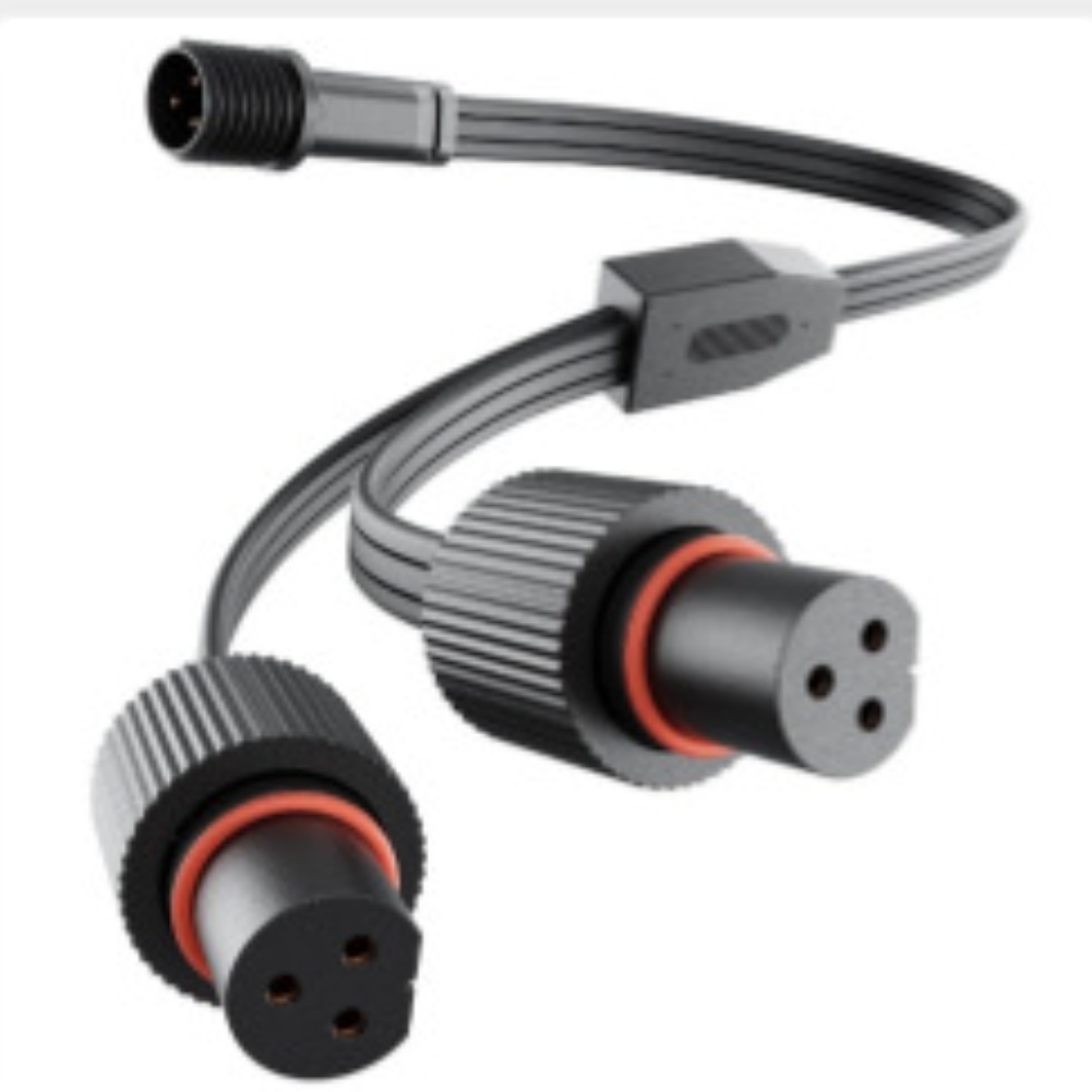 سلك مقسم الطاقة المقاوم للماء  - مراجعة Outdoor Lighting Extension Cord وسعره