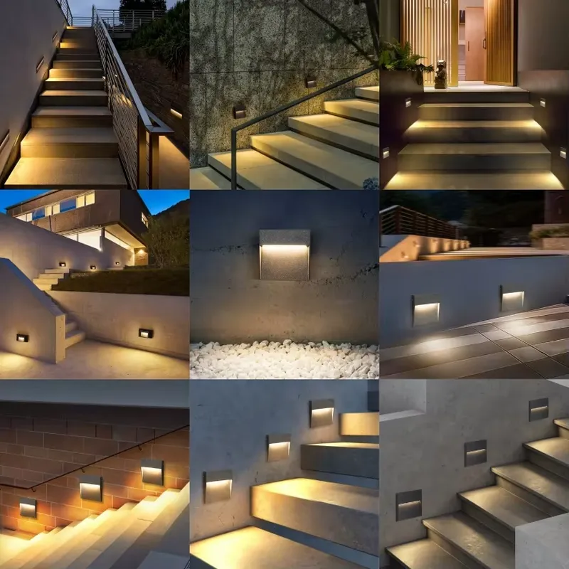 إضاءة LED رفيعة للغاية للدرج ا - مراجعة Outdoor Lighting For Steps وسعره