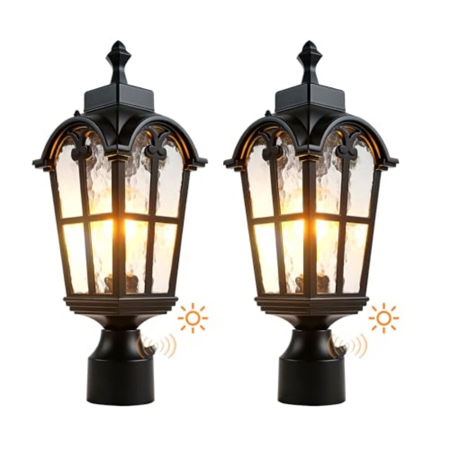 مصابيح عمودية خارجية مزودة بمس - مراجعة Outdoor Lighting Lamps وسعره