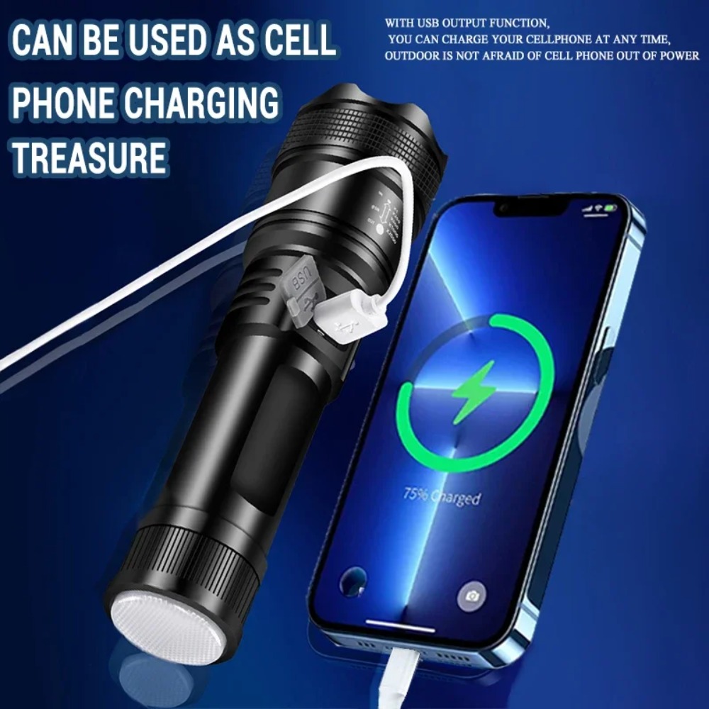 مصباح يدوي LED قوي قابل لإعادة - مراجعة Outdoor Lighting Battery Powered وسعره