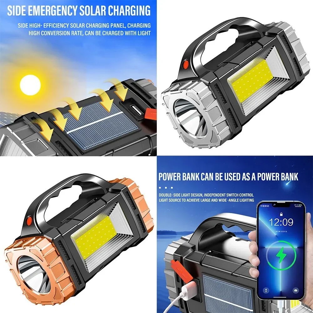 مصباح يدوي LED شمسي عالي الطاق - مراجعة Outdoor Lighting Electric وسعره