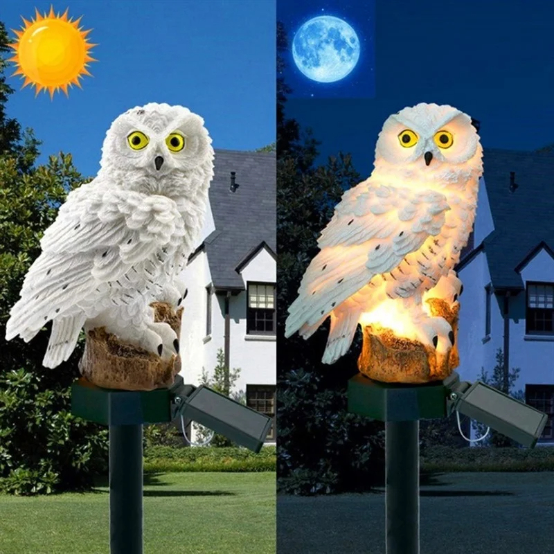 تمثال بومة يعمل بالطاقة الشمسي - مراجعة Outdoor Lighting Ip65 وسعره