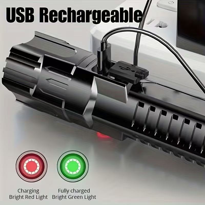 مصباح يدوي LED جديد عالي الطاق - مراجعة Outdoor Lighting Battery Powered وسعره