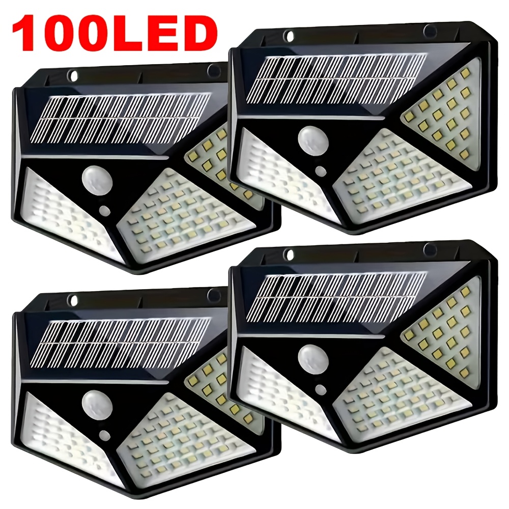 مصباح حديقة شمسي خارجي بـ 100  - مراجعة Outdoor Lighting Lamps وسعره