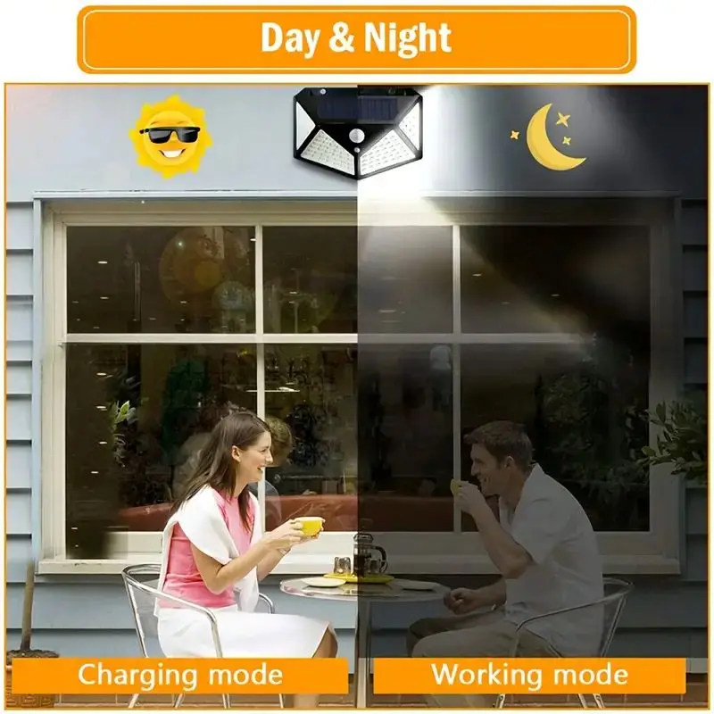مصباح حديقة شمسي خارجي بـ 100  - مراجعة Outdoor Lighting Lamps وسعره