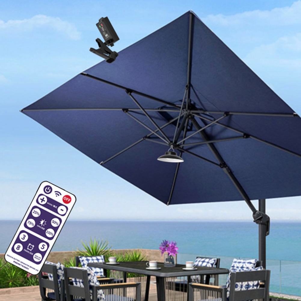 مصباح مظلة يعمل بالطاقة الشمسي - مراجعة Umbrella Led Clip وسعره