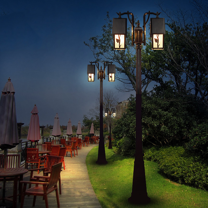 النمط الأوروبي المشهد مصباح ال - مراجعة Outdoor Lighting Bronze وسعره