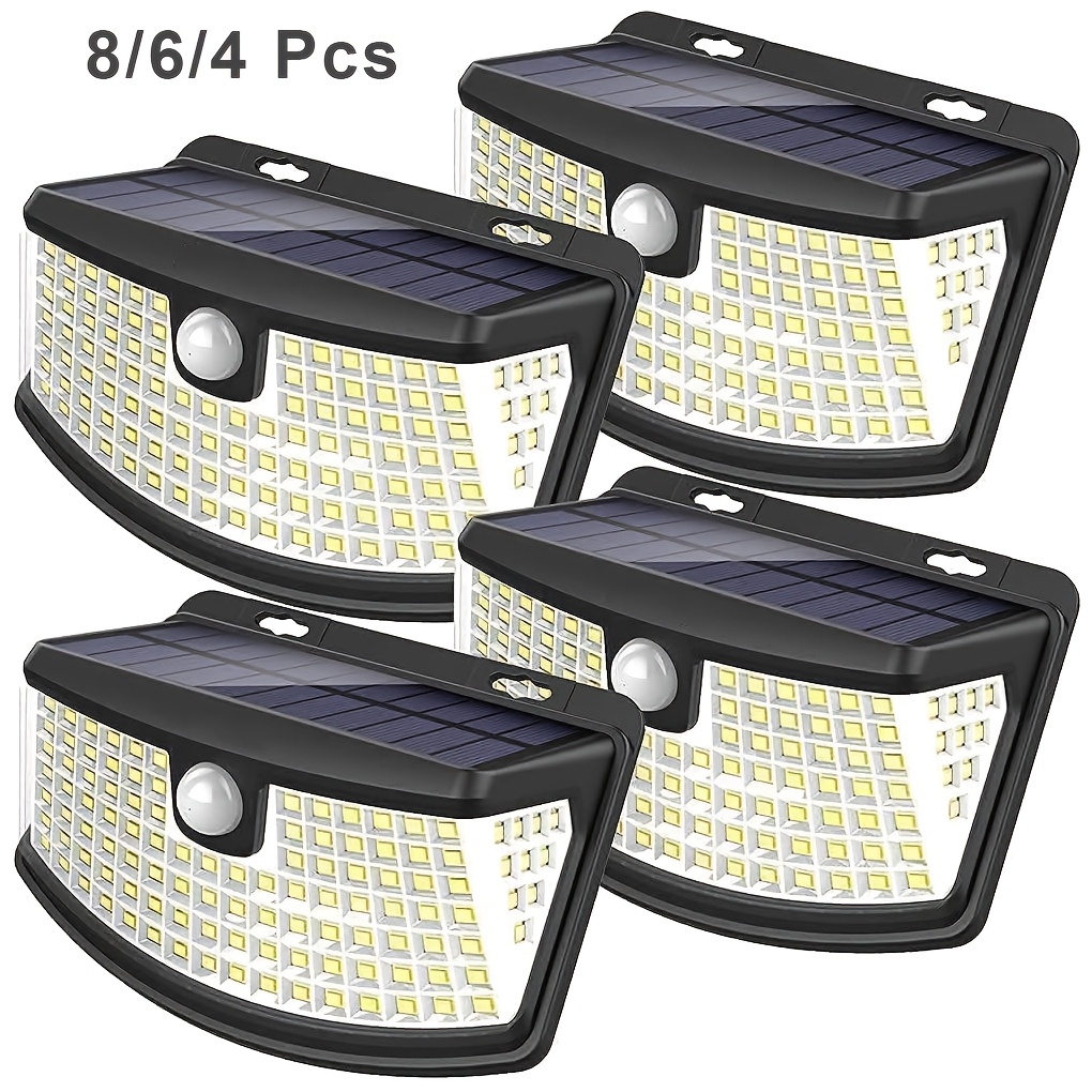 8/6/4 عبوات من أضواء الاستشعار - مراجعة Outdoor Lighting Ip65 وسعره