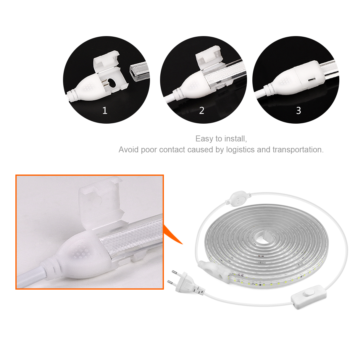 عالية مشرق LED قطاع ضوء 2835 م - مراجعة Outdoor Lighting Strip وسعره