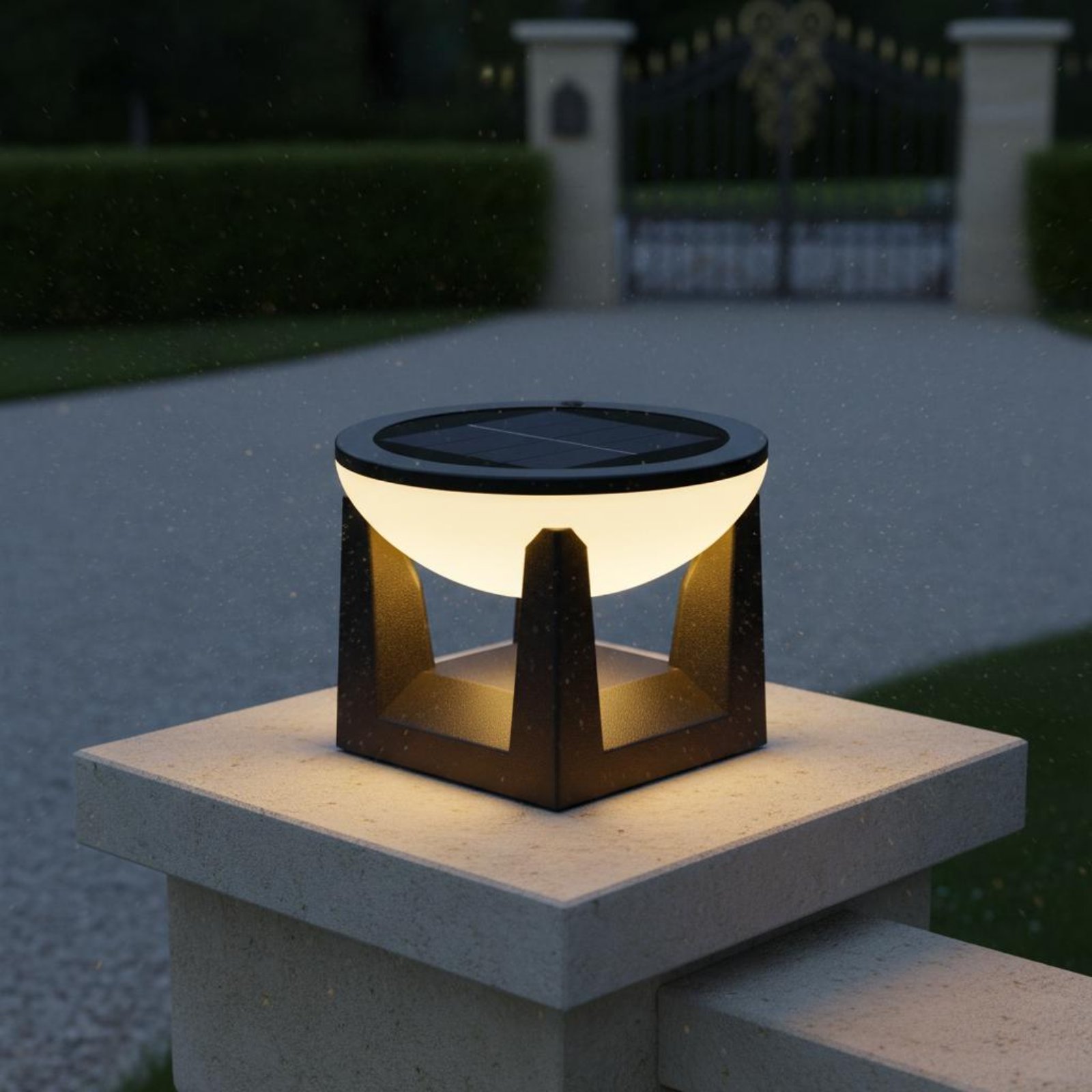 مصباح عمود شمسي سهل التركيب، إ - مراجعة Outdoor Lighting Ip65 وسعره