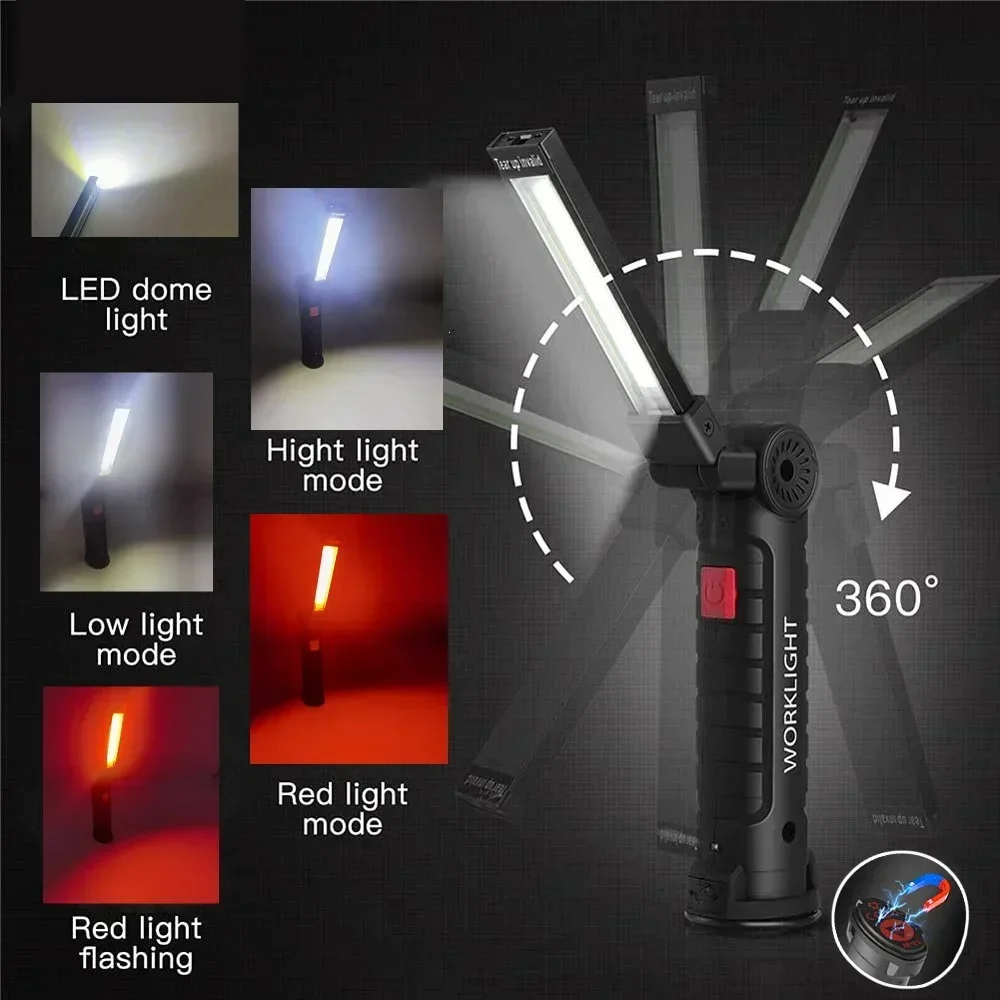 LED COB مصباح يدوي USB مصباح ف - مراجعة Outdoor Lighting Electric وسعره