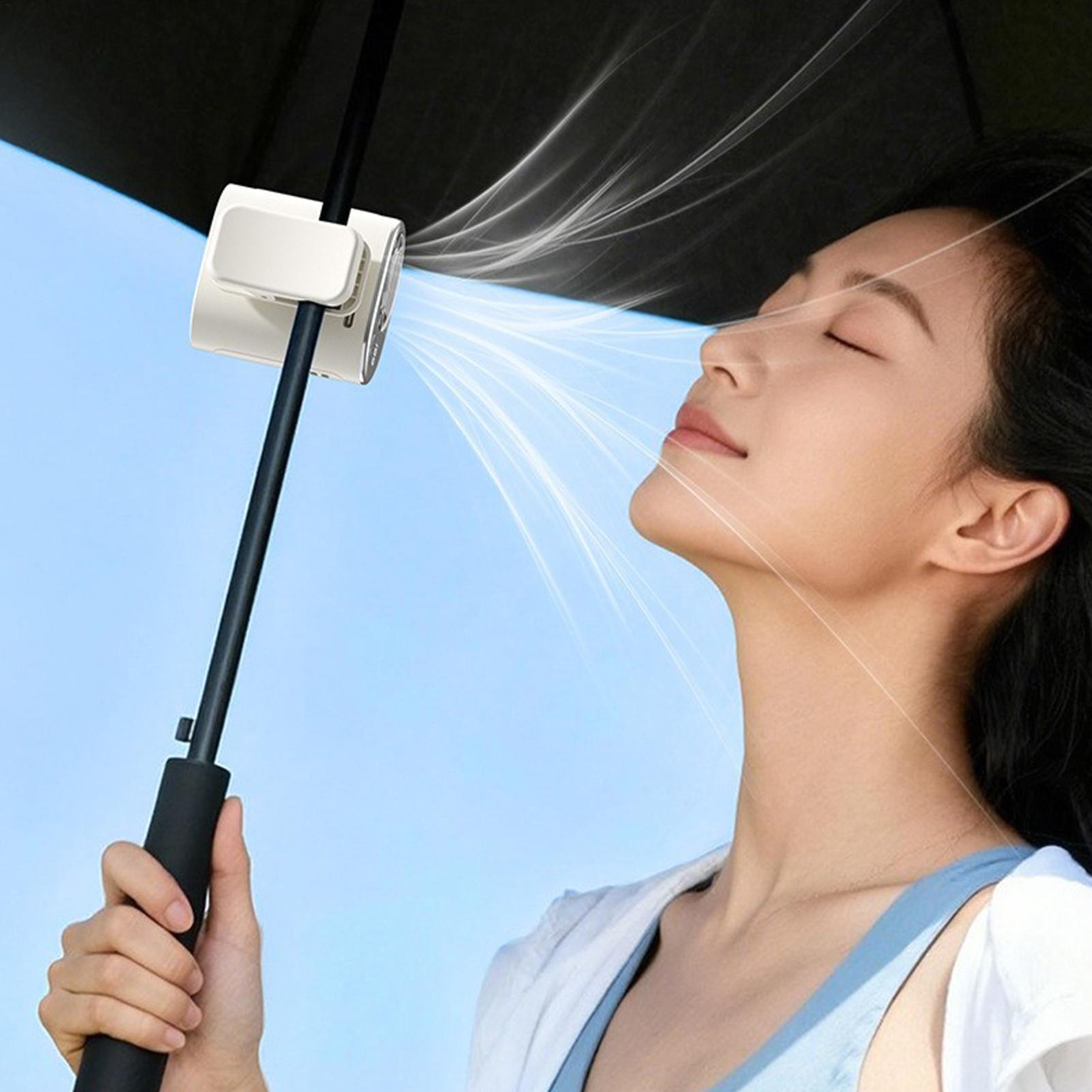 مروحة سيارة محمولة بمشبك، مروح - مراجعة Umbrella Led Clip وسعره
