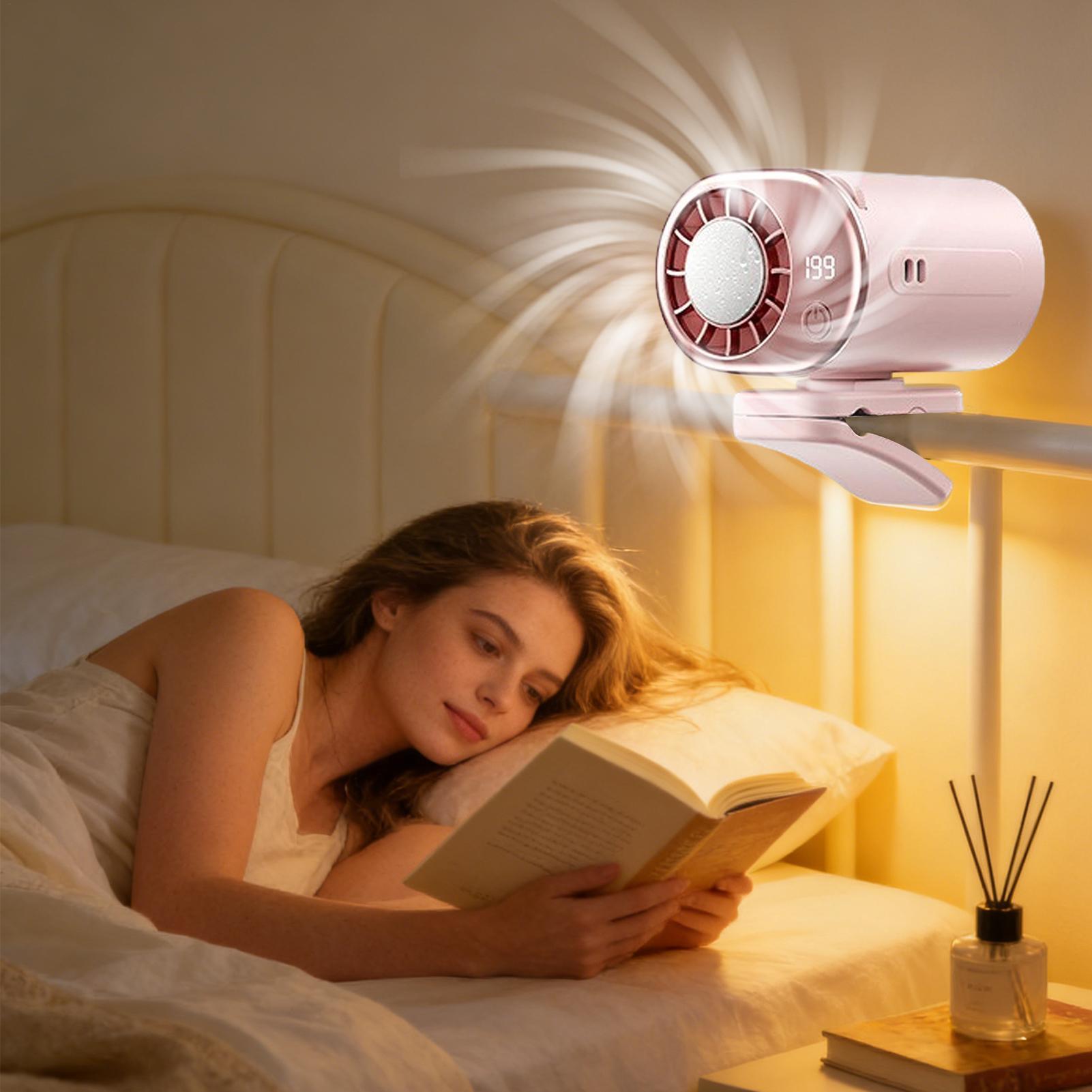 مروحة سيارة محمولة بمشبك، مروح - مراجعة Umbrella Led Clip وسعره