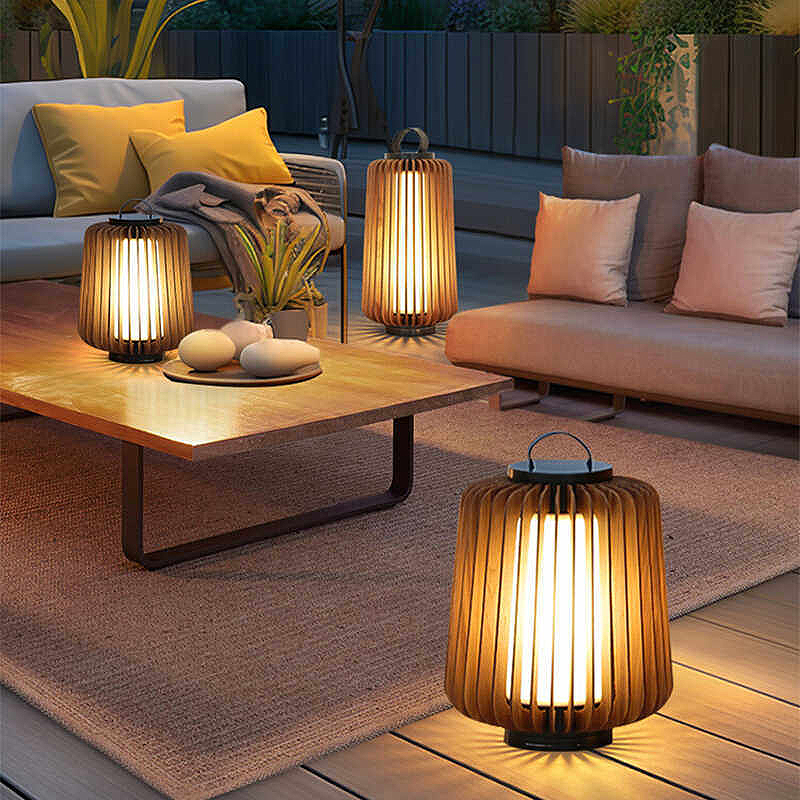 مصباح أرضي مضيء للساحات يعمل ب - مراجعة Outdoor Lighting Lamps وسعره