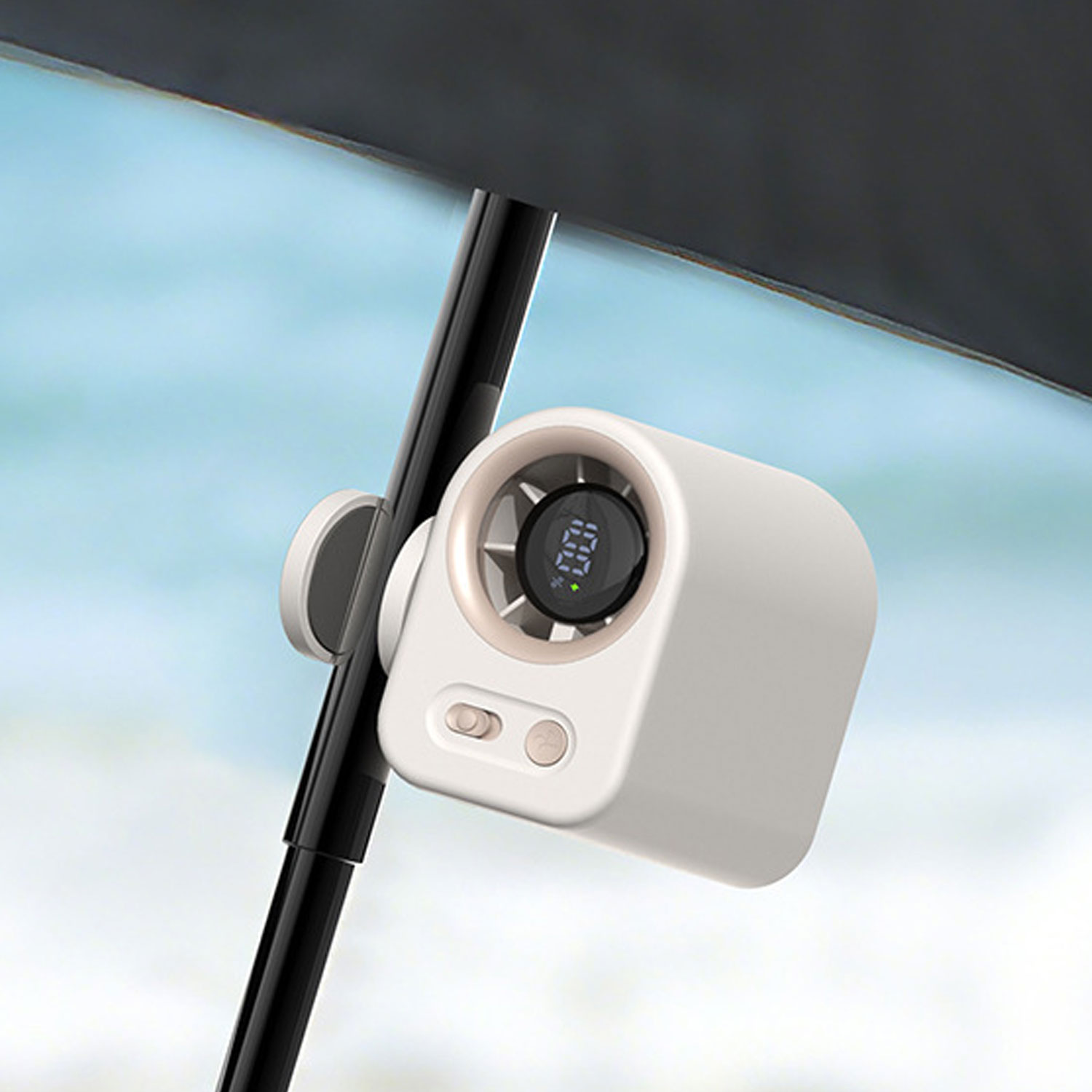 مروحة متعددة الوظائف قابلة للت - مراجعة Umbrella Led Clip وسعره
